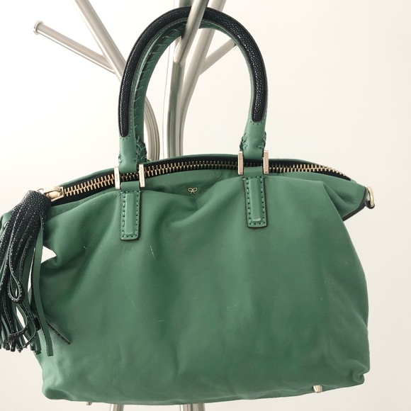 Anya hindmarch soft leather bag with tassel - Picture 1 of 8